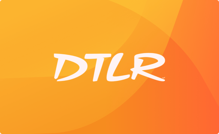 DTLR — pomarańczowe tło